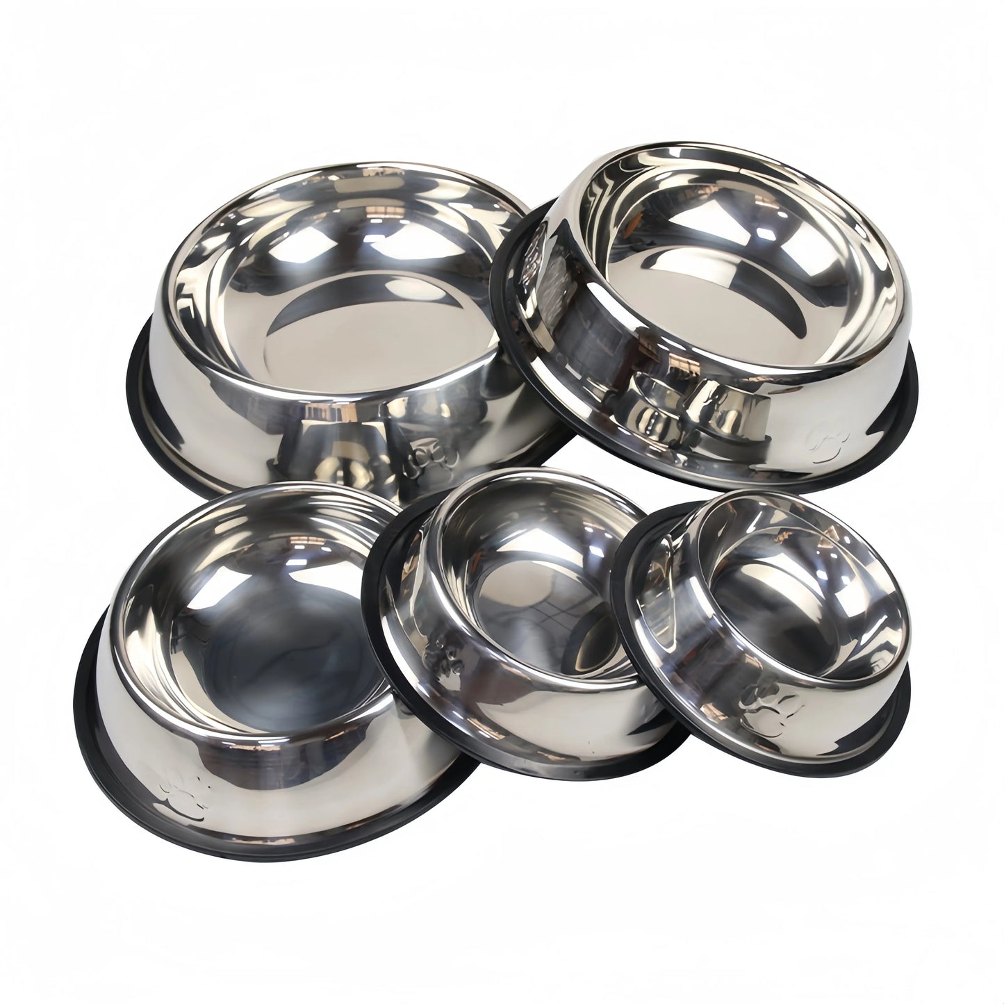 Gamelle Inox pour Chien et Chat – 6 Tailles Disponibles Robuste • Facile à Nettoyer • Multi-usages Ma boutique