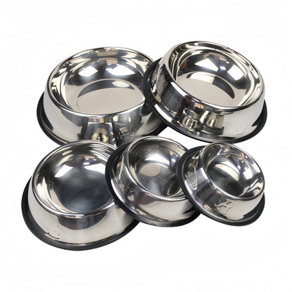 Gamelle Inox pour Chien et Chat – 6 Tailles Disponibles Robuste • Facile à Nettoyer • Multi-usages Ma boutique
