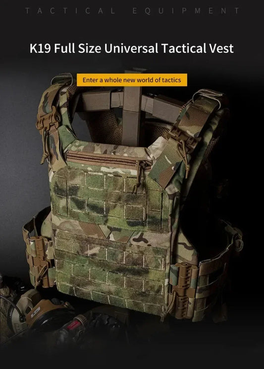 Porte-Plaques Tactique K19 3.0 – LEEDOAR | MOLLE Découpe Laser & Dégagement Rapide Ma boutique