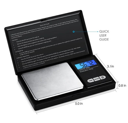 Mini Balance de Précision Numérique 0.01g – Échelle Électronique Portable pour Or, Bijoux, Poudres & Plus Ma boutique