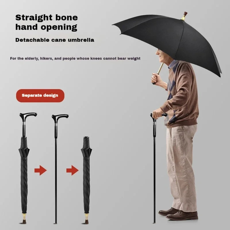 Canne Parapluie de Défense - Double Couche, Résistante au Vent et UV Ma boutique