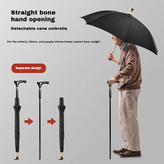 Canne Parapluie de Défense - Double Couche, Résistante au Vent et UV Ma boutique