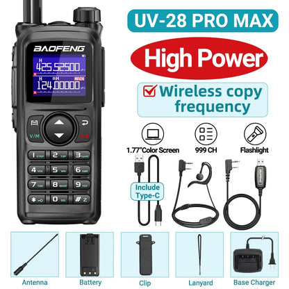 Talkie-Walkie Baofeng UV-28 PRO MAX - Multi-Bandes Haute Puissance Ma boutique