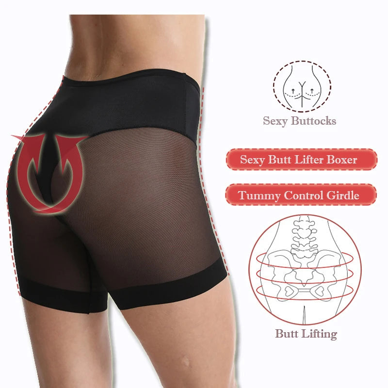 Shorts Sans Coutures pour Femme – Culottes Haute Taille, Grande Taille, Mesh Léger, Anti-Friction, Sous-Vêtement BLACKBEARD OUTDOOR INDUSTRIES