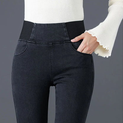 Jean Femme Grande Taille 26–38 | Skinny Fit Taille Haute – Style Coréen Casual - BLACKBEARD OUTDOOR INDUSTRIES