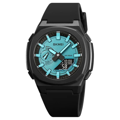 Montre de Sport SKMEI 2091 pour Homme – Montre Numérique Militaire Résistante à l'Eau avec Fonction Compte à Rebours et Date - BLACKBEARD OUTDOOR INDUSTRIES