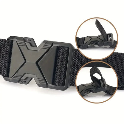 Lot de 2 Ceintures Tactiques en Toile – Style Sportif & Décontracté - BLACKBEARD OUTDOOR INDUSTRIES