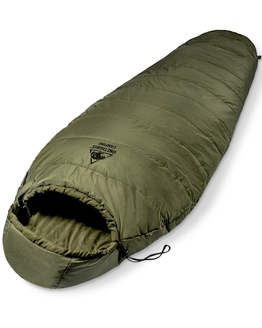 OneTigris Bushcrafter’s Sleeping Bag – Sac de Couchage Mummy 3 Saisons pour Camping, Randonnée & Survie - BLACKBEARD OUTDOOR INDUSTRIES