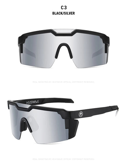 Lunettes de Soleil Heat Wave – Sport Cyclisme Style Conjugué, Polarisées, Anti-reflet, UV400 – Pour Homme & Femme - BLACKBEARD OUTDOOR INDUSTRIES