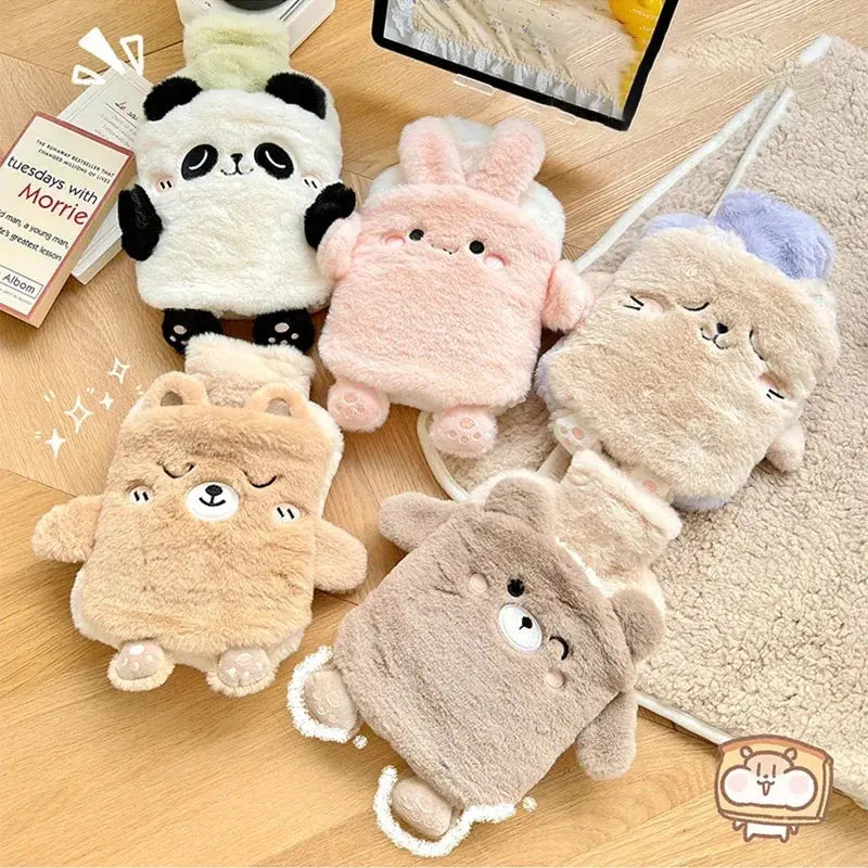 Bouillotte Kawaii Isolante en Caoutchouc avec Housse en Peluche Ma boutique