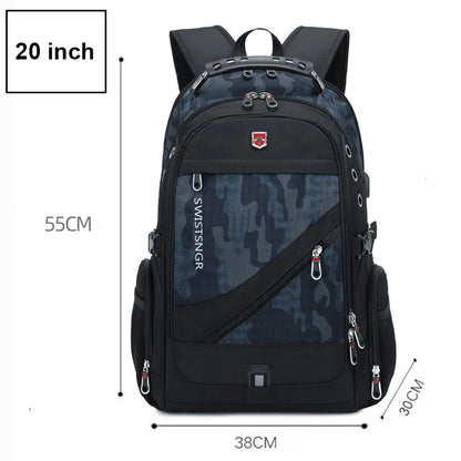 Sac à Dos Ordinateur Étanche 2025 – 17"/20" | Grande Capacité, USB, Antivol | Homme & Femme - BLACKBEARD OUTDOOR INDUSTRIES