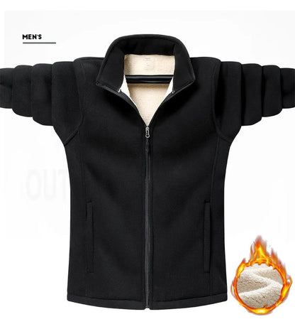 Veste Polaire Plus Size 9XL Hiver - Manteau Doublé Soft Shell pour Homme BLACKBEARD OUTDOOR INDUSTRIES