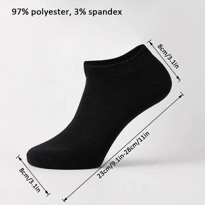 Lot de 10/20/40 Paires de Chaussettes Basses Unisexes – Couleurs Unies – Douces, Légères et Respirantes - BLACKBEARD OUTDOOR INDUSTRIES