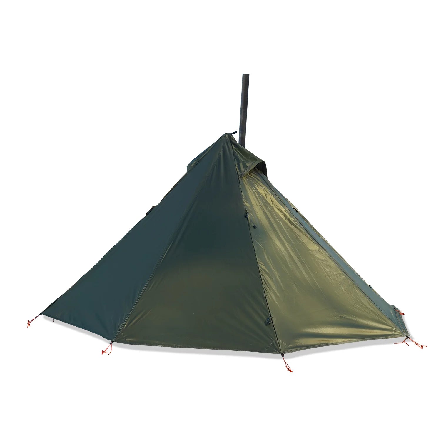 Tente Hot Tent Tipi 1 Personne – Avec Fenêtre pour Cheminée | Double Paroi | 3 Saisons | Bushcraft / Camping Solo - BLACKBEARD OUTDOOR INDUSTRIES