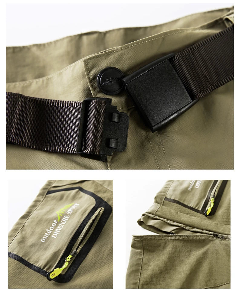 Pantalon de Randonnée Homme Été – Convertible, Séchage Rapide, Multi-Poches, Extensible - BLACKBEARD OUTDOOR INDUSTRIES