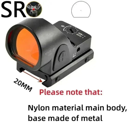 Viseur Tactique HD à Point Rouge Ajustable – Lentille Optique pour Fusil, Suivi Facile, Accessoire de Chasse et Tir Sportif Ma boutique