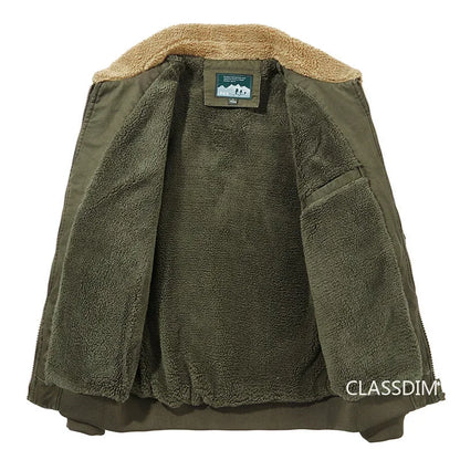 Veste Bomber Homme Hiver Chaude Parka Courte | Doublure Polaire | Coupe Slim | Taille jusqu’au 5XL - BLACKBEARD OUTDOOR INDUSTRIES