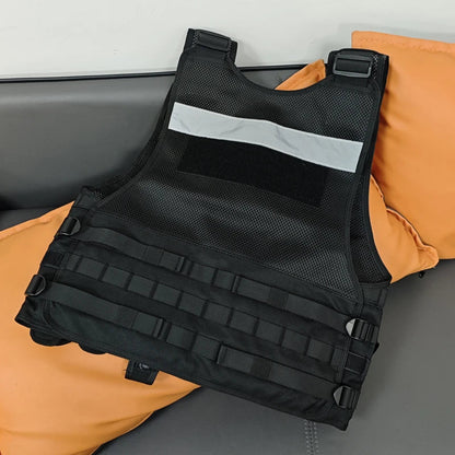 Gilet Tactique de Service Noir - Gilet de Combat Respirant Multifonctionnel pour Patrouille BLACKBEARD OUTDOOR INDUSTRIES