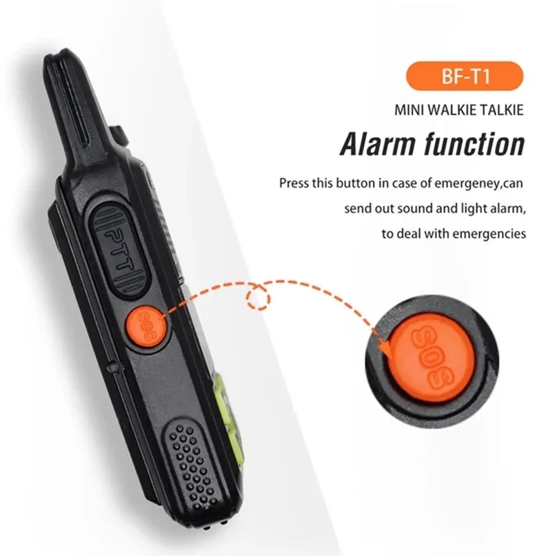 Talkie Walkie Baofeng BF-T1 UHF 20CH - Compact, Puissant et Pratique - BLACKBEARD OUTDOOR INDUSTRIES