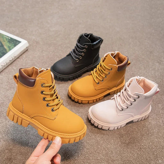 bottines exterieur en cuir pour enfants Ma boutique
