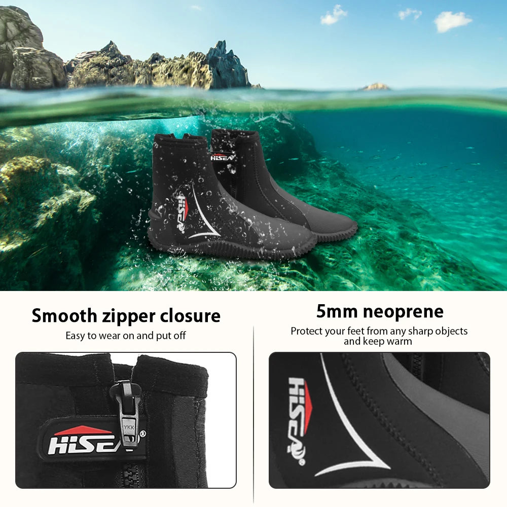 chaussures de plongée néoprène HISEA Ma boutique