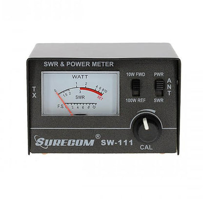 SURECOM SW-111 – Wattmètre & Testeur SWR 100W pour Antenne CB 27–30 MHz - BLACKBEARD OUTDOOR INDUSTRIES