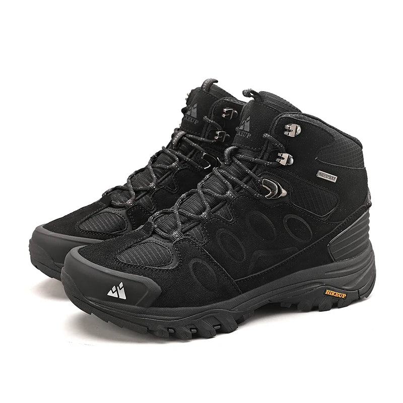 Bottes de Randonnée Hautes pour Homme – Chaussures Outdoor d’Hiver, Lacets, Antidérapantes, Confortables et Chaudes, Idéales pour Trekking et Activités Sportives - BLACKBEARD OUTDOOR INDUSTRIES