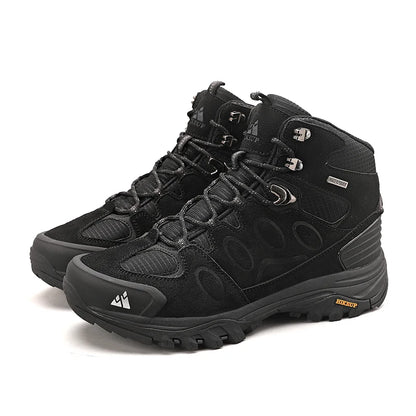 Bottes de Randonnée Hautes pour Homme – Chaussures Outdoor d’Hiver, Lacets, Antidérapantes, Confortables et Chaudes, Idéales pour Trekking et Activités Sportives - BLACKBEARD OUTDOOR INDUSTRIES