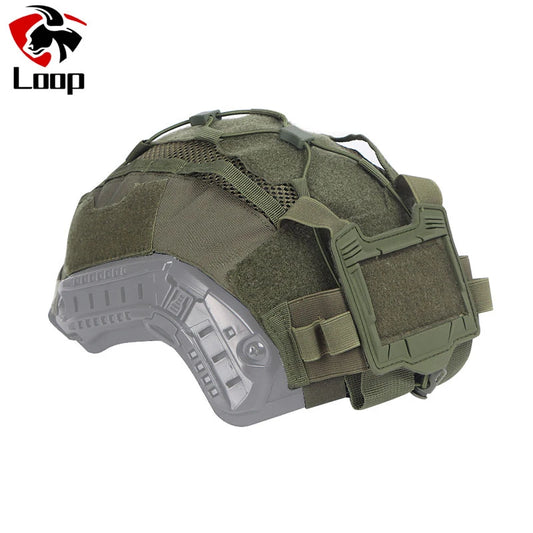 Ensemble Housse de Casque Tactique pour Casque Maritime avec Poche Batterie NVG et Housse Hybride en Maille pour Casques Bump & Balistiques - BLACKBEARD OUTDOOR INDUSTRIES