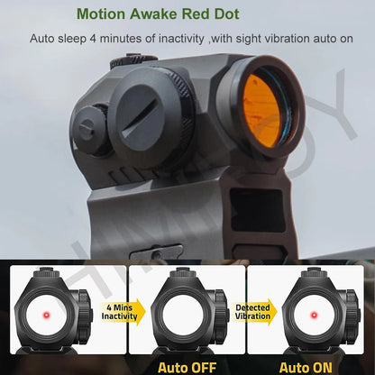 Viseur Red Dot 1x20mm avec Technologie Motion Awake – 2 MOA, Monture Riser - BLACKBEARD OUTDOOR INDUSTRIES