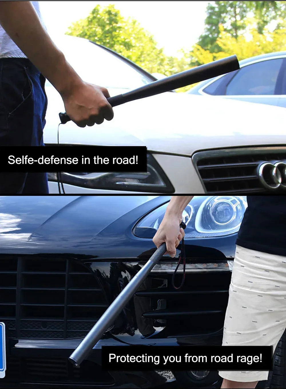 Self Defense Flashlight Baseball Bat Ma boutique
