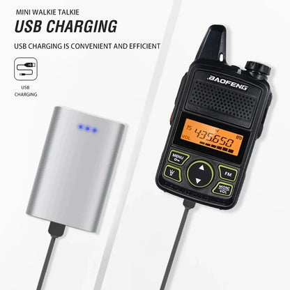 Talkie Walkie Baofeng BF-T1 UHF 20CH - Compact, Puissant et Pratique - BLACKBEARD OUTDOOR INDUSTRIES