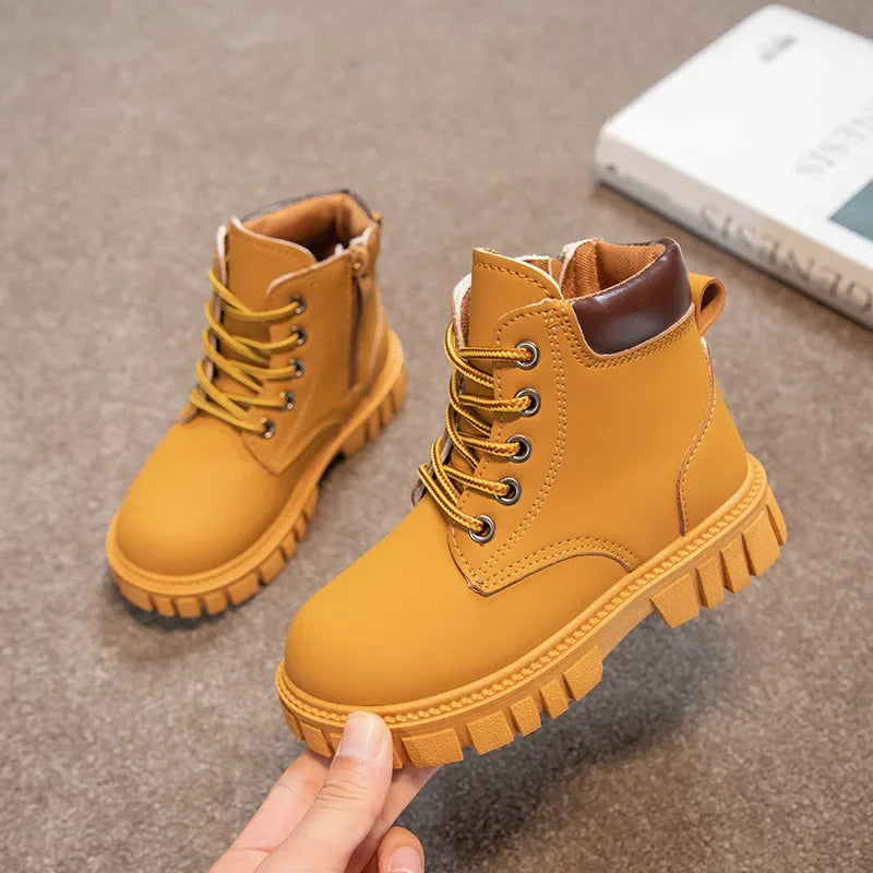 bottines exterieur en cuir pour enfants Ma boutique