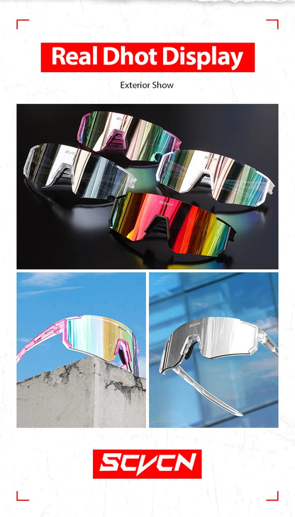 SCVCN Lunettes de Cyclisme UV400 – Modèle S1411 - BLACKBEARD OUTDOOR INDUSTRIES