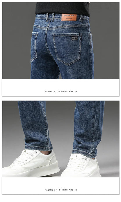 Jeans d'Hiver pour Homme - Coupe Slim Droite, Élastiques, Fleece Intérieur Chaud BLACKBEARD OUTDOOR INDUSTRIES
