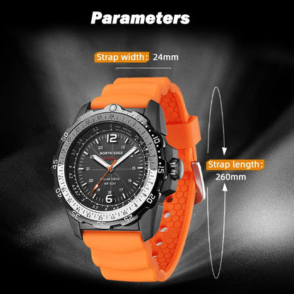Montre Militaire Digitale Homme "EVOQUE 2" – Montre de Sport Solaire, Étanchéité 50M, Fonction Luminovore et Écologique - BLACKBEARD OUTDOOR INDUSTRIES
