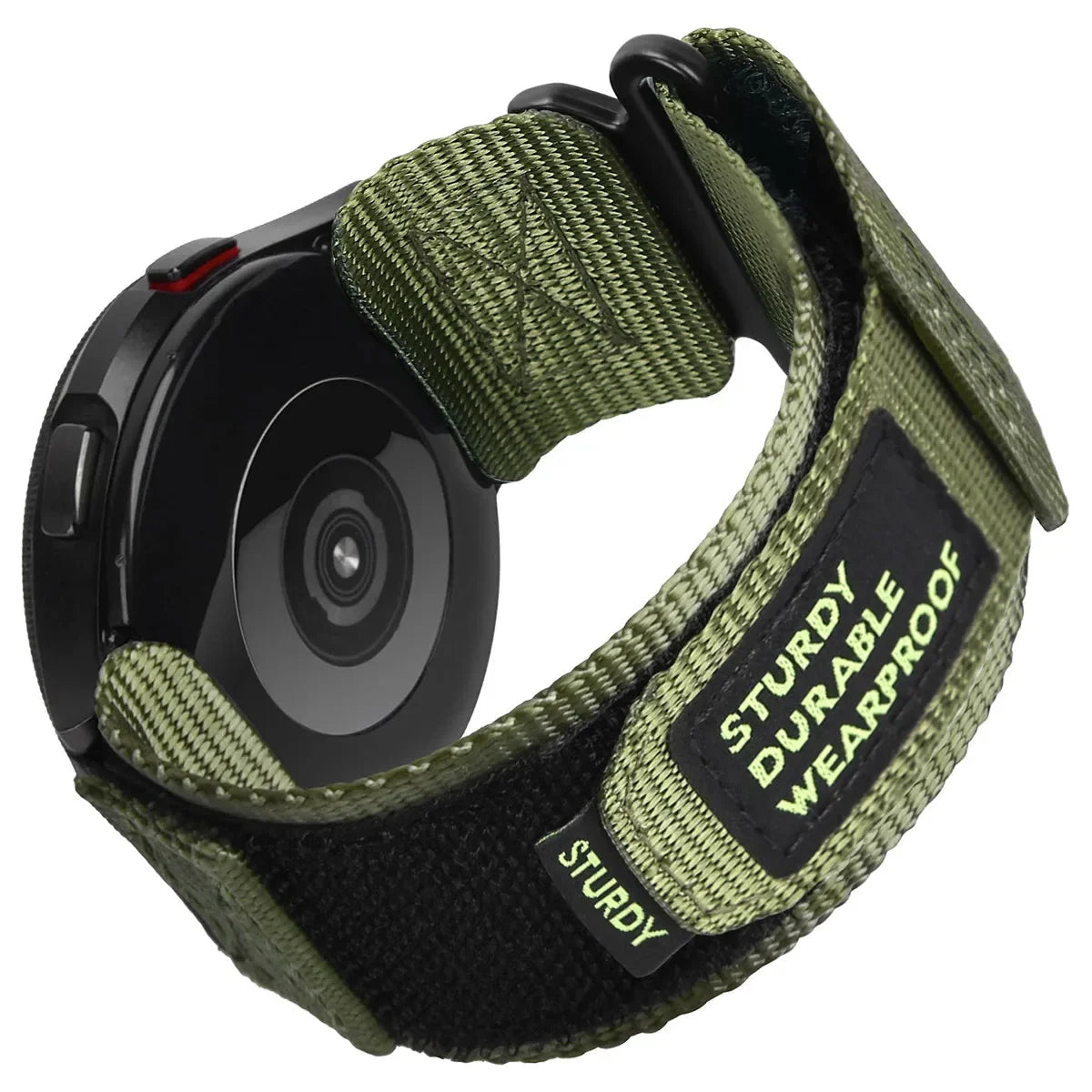 Bracelet Tactique en Nylon pour Samsung Galaxy Watch (7, 6, 5, 4) - 20mm / 22mm - Bandes Nylon Loop pour Gear S3 & Active BLACKBEARD OUTDOOR INDUSTRIES