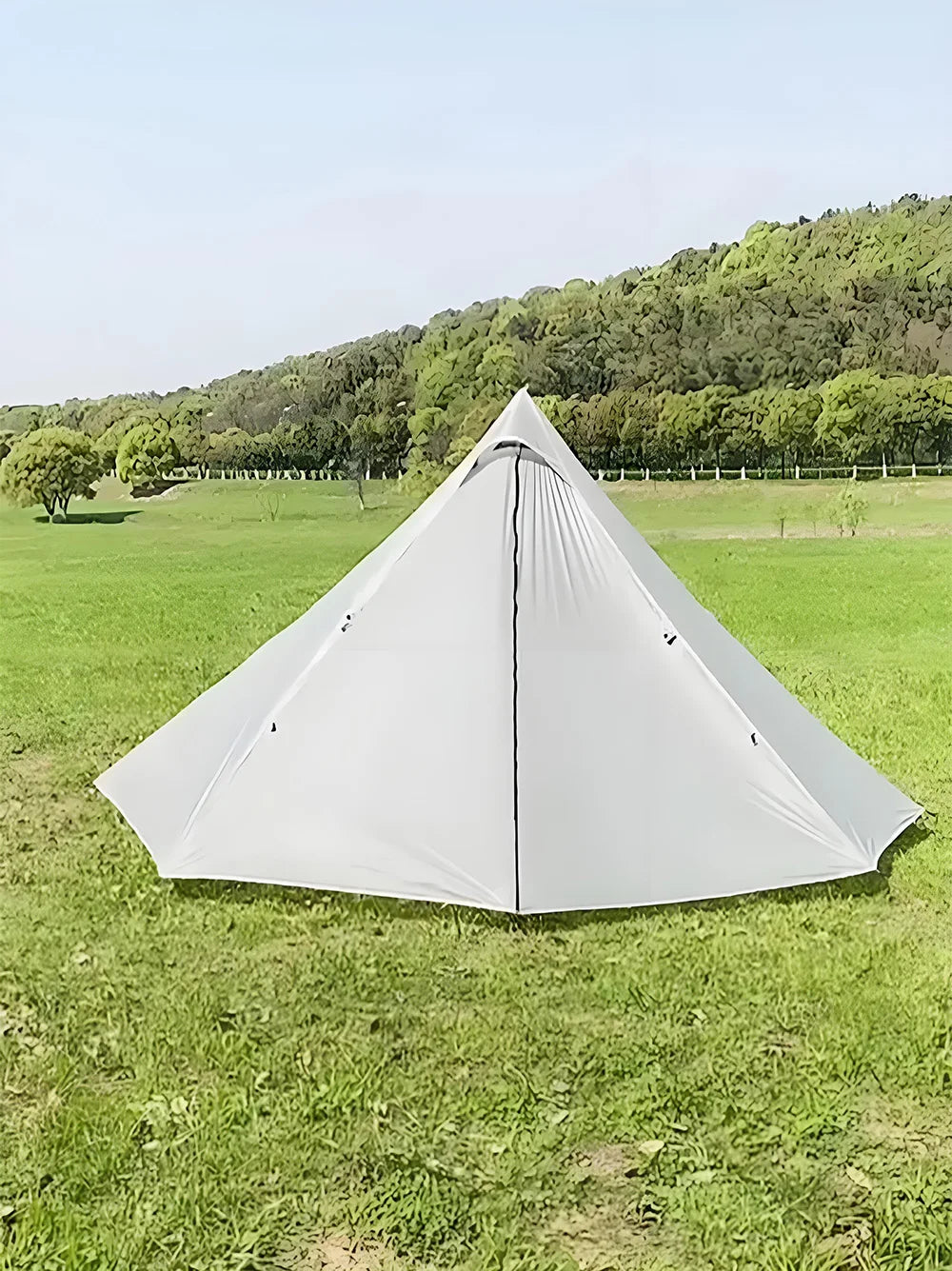 Tente Hot Tent Tipi 1 Personne – Avec Fenêtre pour Cheminée | Double Paroi | 3 Saisons | Bushcraft / Camping Solo - BLACKBEARD OUTDOOR INDUSTRIES