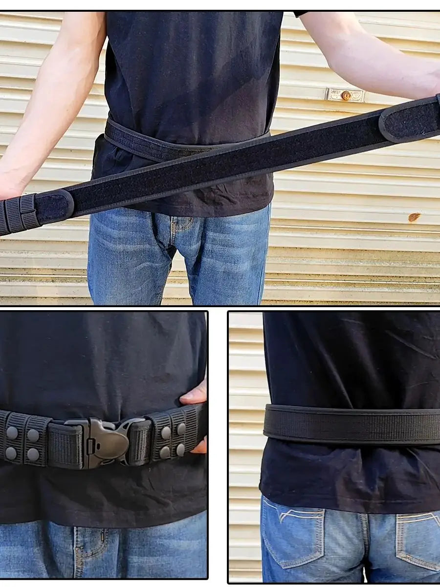 Ceinture Tactique Homme 1.97" en Nylon – Ceinture de Sécurité et de Service avec Boucle POM, Ceinture de Chasse et d'Utilité, Ceinture Polyvalente pour Activités Tactiques et Sécurité BLACKBEARD OUTDOOR INDUSTRIES