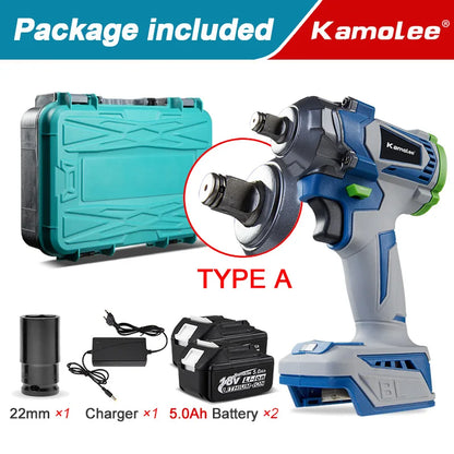 Clé à Chocs Électrique Brushless Kamolee 1000Nm – 1/2" | 4800RPM – Compatible Batterie Makita 18V - BLACKBEARD OUTDOOR INDUSTRIES