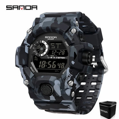 SANDA 2183 – Montre Électronique Homme - BLACKBEARD OUTDOOR INDUSTRIES