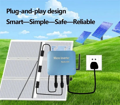 Onduleur Solaire On-Grid 1000W MaySun avec Connecteurs MC, WIFI & Surveillance Cloud - BLACKBEARD OUTDOOR INDUSTRIES