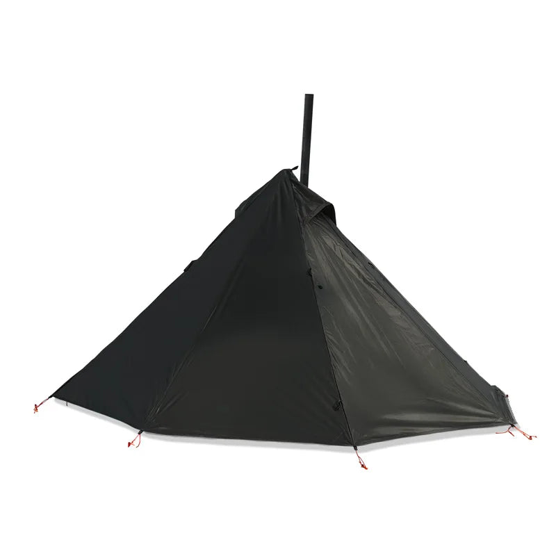 Tente Hot Tent Tipi 1 Personne – Avec Fenêtre pour Cheminée | Double Paroi | 3 Saisons | Bushcraft / Camping Solo - BLACKBEARD OUTDOOR INDUSTRIES