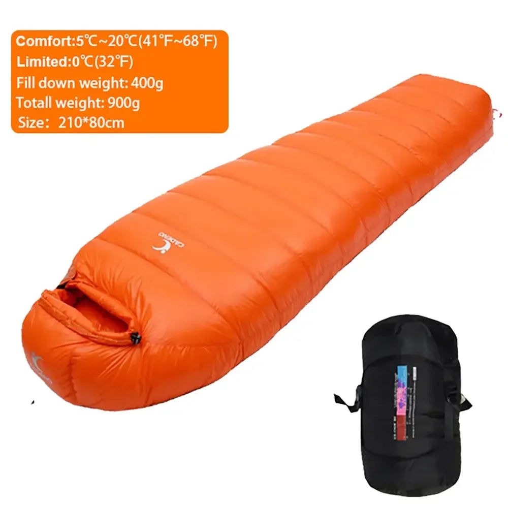 Sac de Couchage Ultraléger en Duvet de Canard Blanc | Hiver / Automne – Forme Momie - BLACKBEARD OUTDOOR INDUSTRIES