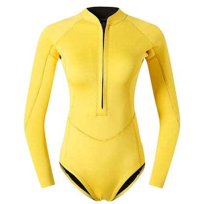 Combinaison Femme Néoprène 2 mm – Manches Longues Rose, Surf, Plongée, Snorkeling - BLACKBEARD OUTDOOR INDUSTRIES