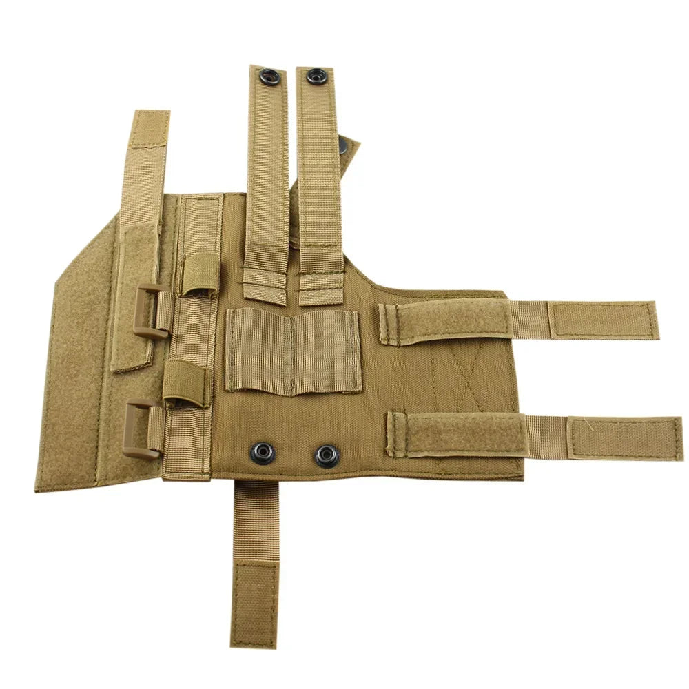 Tactical Drop Leg Holster Hunting Universal Handgun Molle Thigh Gun Case Glock 1911 17 92 96 Airsoft Shotgun Pouch for Shooting BLACKBEARD OUTDOOR INDUSTRIES