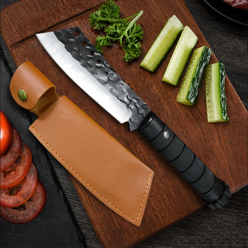 Couteau de Boucher Forgé à la Main – Inox 5Cr15Mov - BLACKBEARD OUTDOOR INDUSTRIES