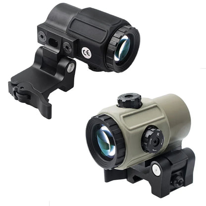 Magnifier Tactique Eotech G33 / G43 / G45 — Grossissement Fixe 3X ou 5X avec Monture QD Switch to Side - BLACKBEARD OUTDOOR INDUSTRIES