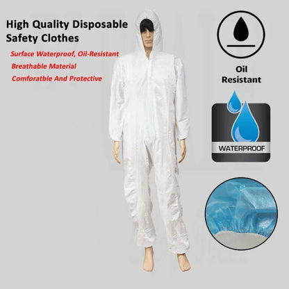 Combinaison de Protection Anti-Poussière Jetable - Vêtement de Sécurité Respirant pour Travaux, Peinture, et Isolation Sanitaire BLACKBEARD OUTDOOR INDUSTRIES