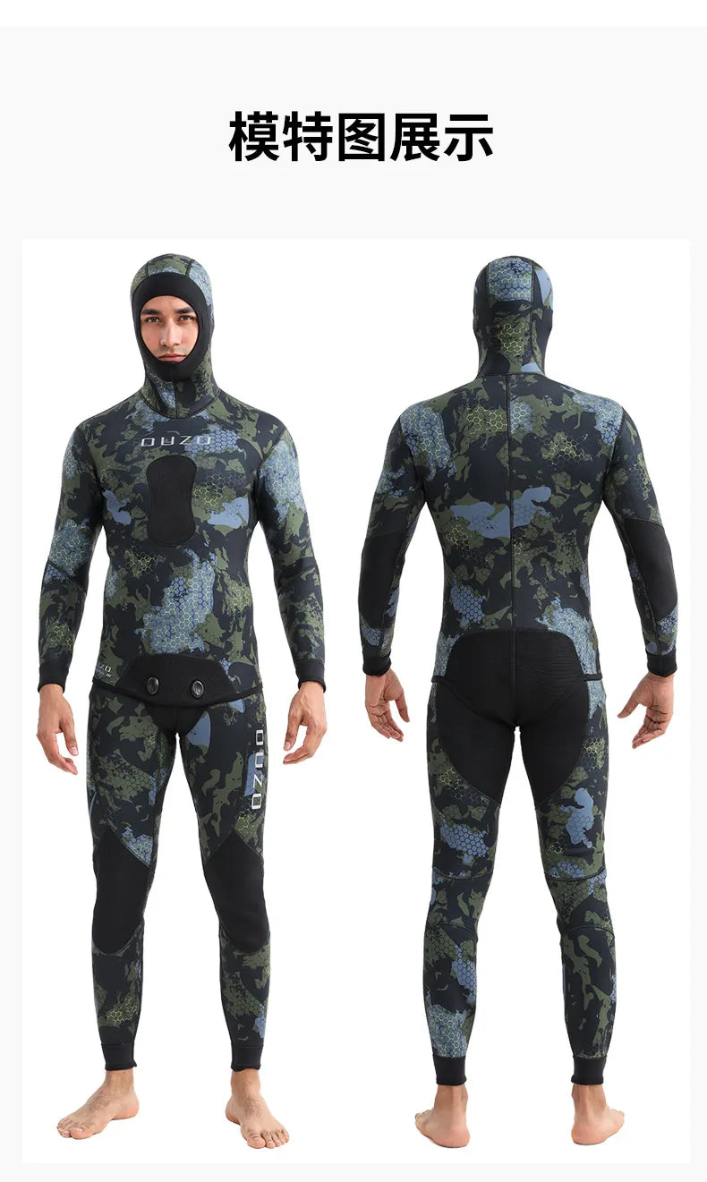 Combinaison Néoprène Homme 3 mm – Pêche, Plongée, Chasse Sous-Marine, Surf et Natation - BLACKBEARD OUTDOOR INDUSTRIES